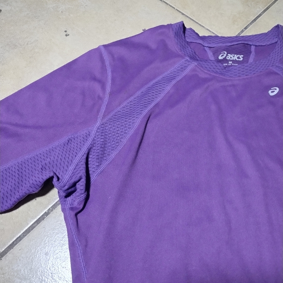Asics Women's Purple Yoga Long Sleeved Athletic Top Size Medium - Picture 5 of 13